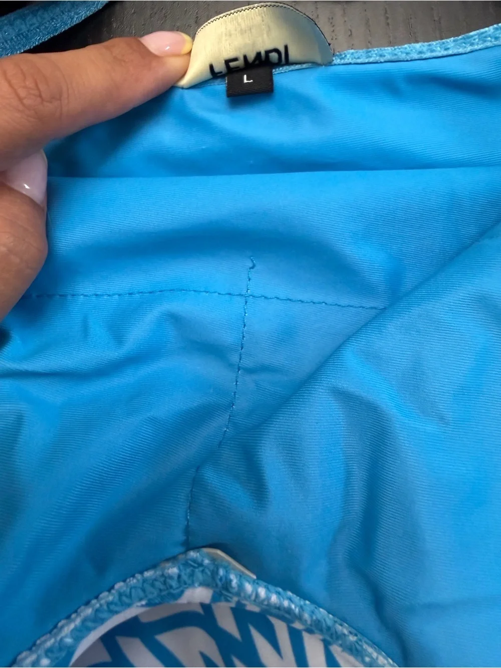 Fendi light blue bathing suit NWOT
